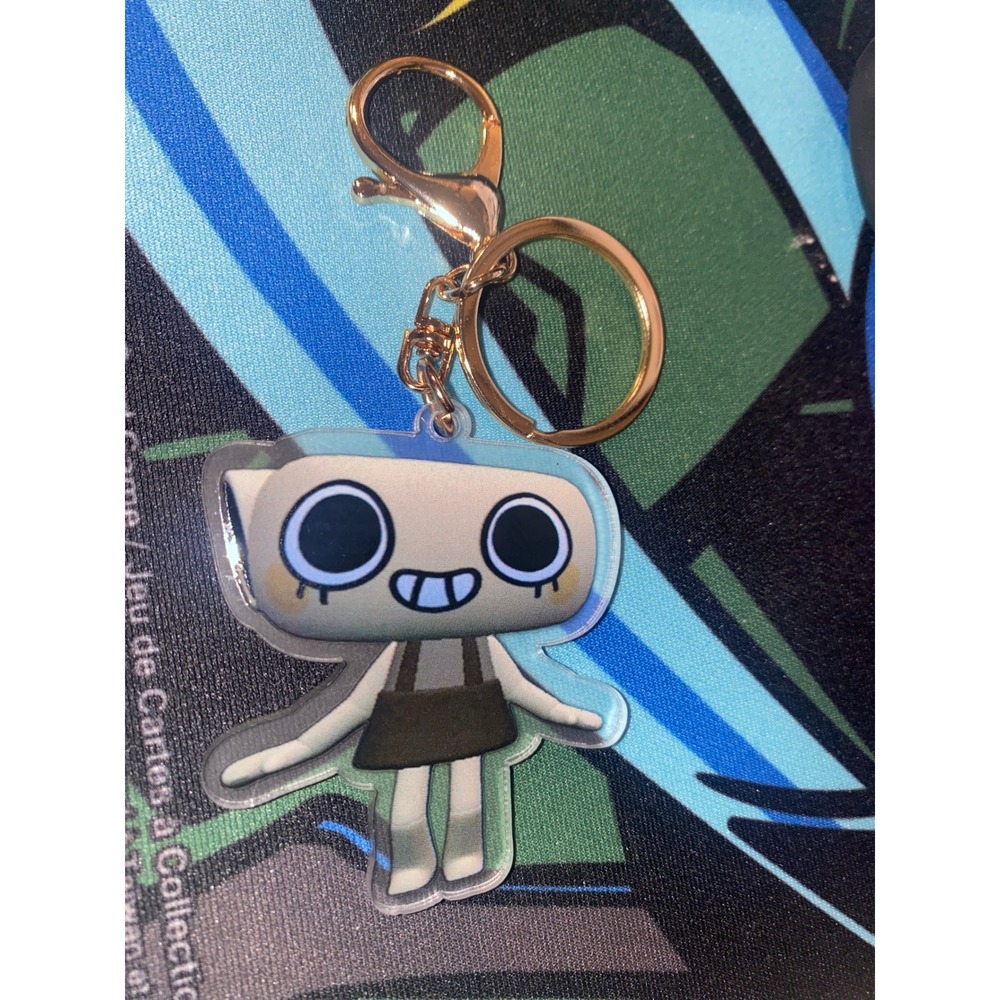 DW Shelly Keychain Keyring‎ Acrylic Metal Clasp Charm Dandy's World